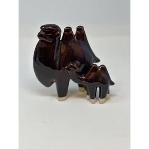 Two Hump Camels Mama and Baby